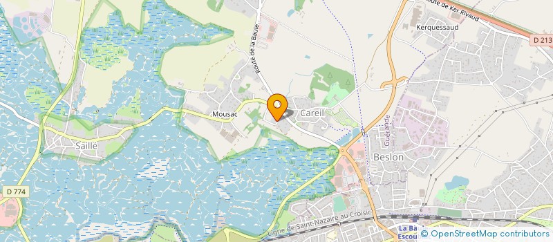 localisation de l'entreprise SC LE BOBINNEC ET COMPAGNIE  GUERANDE