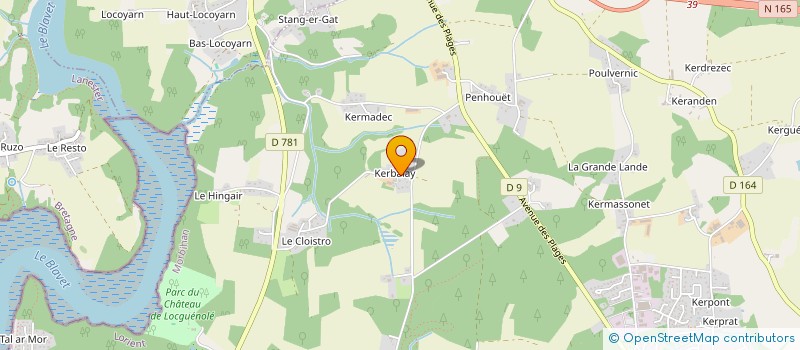 localisation de l'entreprise SC LE BOUTEILLIEC à KERVIGNAC