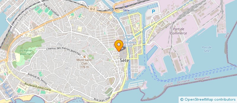 localisation de l'entreprise SC LE CEDRE  SETE