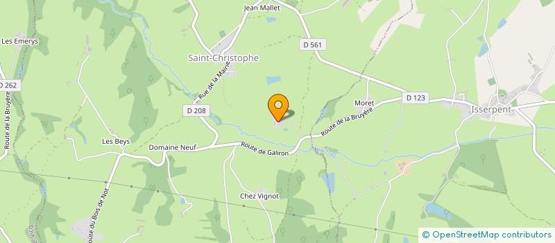 localisation de l'entreprise SC LE CHAMBONNET  BARRAIS-BUSSOLLES