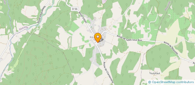 localisation de l'entreprise SC LE CHATEAU 26  REAUVILLE