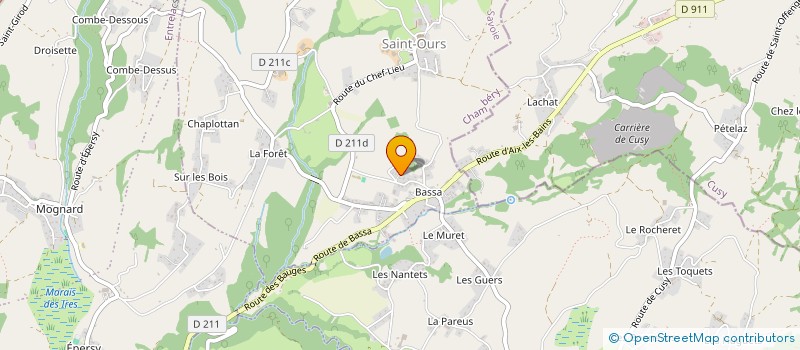 localisation de l'entreprise SC LE CIRSIUM  SAINT-OURS