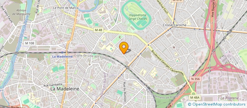 localisation de l'entreprise SC LE CLAIR BOSQUET à MARCQ-EN-BARŒUL