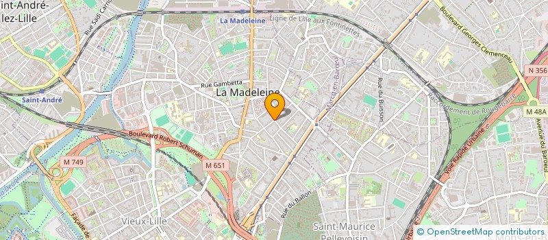 localisation de l'entreprise SC LE CLOS AUX ROSES à LA MADELEINE
