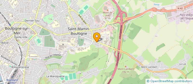 localisation de l'entreprise SC LE CLOS DU MONT LAMBERT  SAINT-MARTIN-BOULOGNE