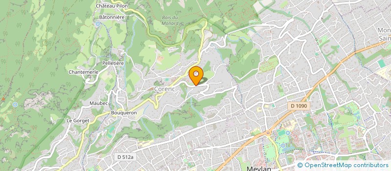 localisation de l'entreprise SC LE COQUELICOT  CORENC