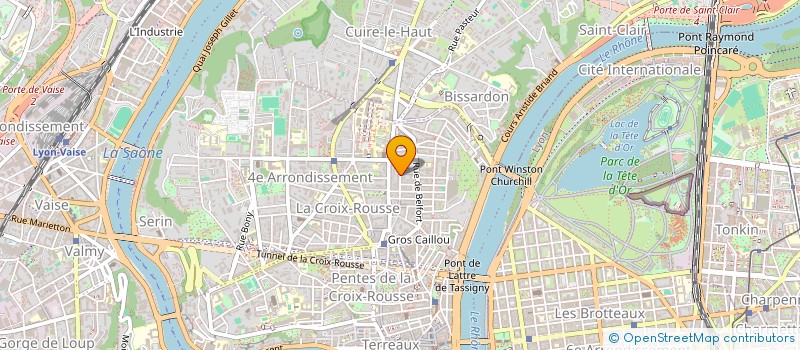 localisation de l'entreprise SC LE CROUZET  LYON