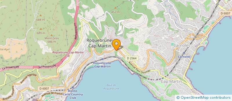 localisation de l'entreprise SC LE DELTA à ROQUEBRUNE-CAP-MARTIN