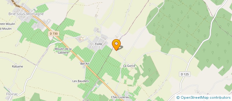 localisation de l'entreprise SC LE FIEF DE BEL AIR  SAINT-FORT-SUR-GIRONDE