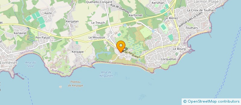 localisation de l'entreprise SC LE GLOUANEC - PERROUD  LARMOR-PLAGE