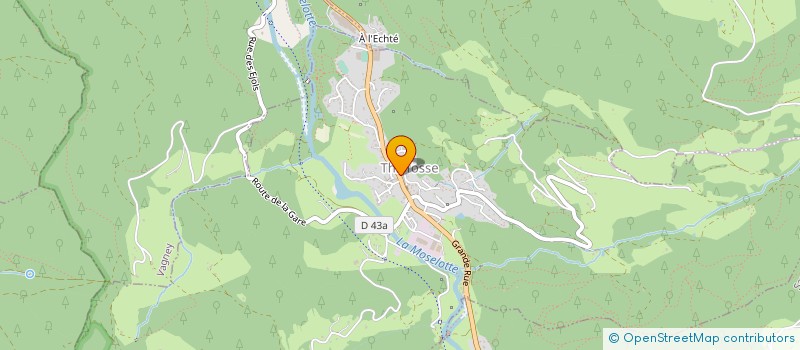 localisation de l'entreprise SC LE GOUTTY DU MOULIN  THIEFOSSE