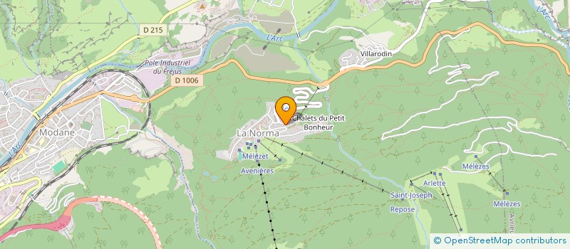 localisation de l'entreprise SC LE GRAND CERF  VILLARODIN-BOURGET