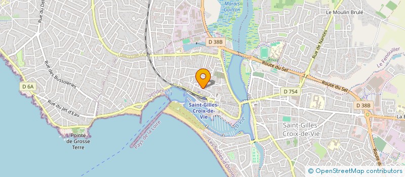 localisation de l'entreprise SC LE GRENADIER à SAINT-GILLES-CROIX-DE-VIE