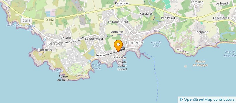 localisation de l'entreprise SC LE HOUEDEC à PLOEMEUR