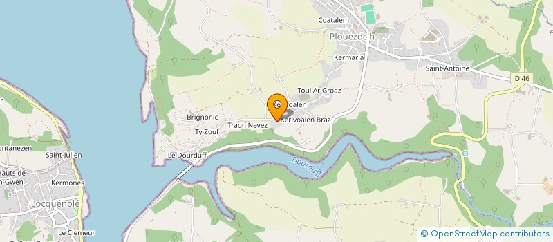 localisation de l'entreprise SC LE JEUNE  PLOUEZOC'H