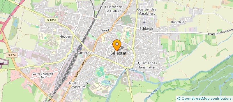 localisation de l'entreprise SC LE K2 IMMOBILIER  SELESTAT