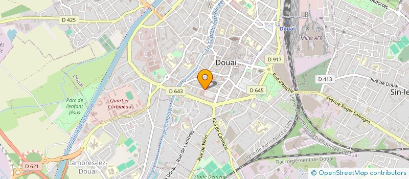 localisation de l'entreprise SC LE KIOSQUE à DOUAI
