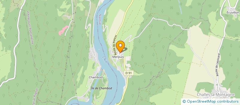 localisation de l'entreprise SC LE LEANNEC JC  SERRIERES-SUR-AIN