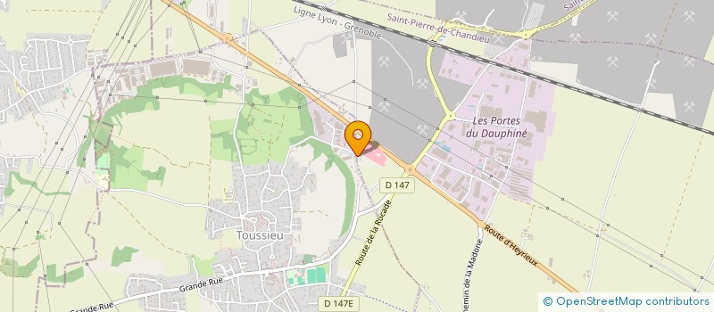 localisation de l'entreprise SC LE MAS DES GARENNES  SAINT-PIERRE-DE-CHANDIEU