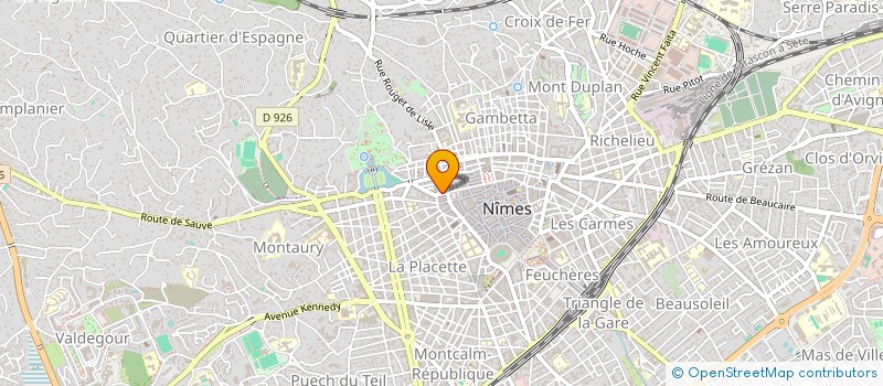 localisation de l'entreprise SC LE MOLIERE  NIMES