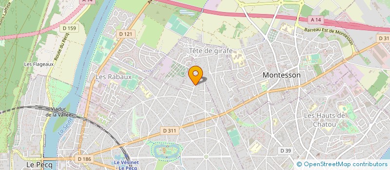 localisation de l'entreprise SC LE MOULIN A MESNIER à LE VESINET