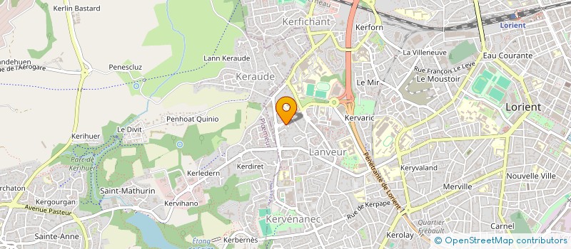 localisation de l'entreprise SC LE NABAT-GUERZEDER  LORIENT