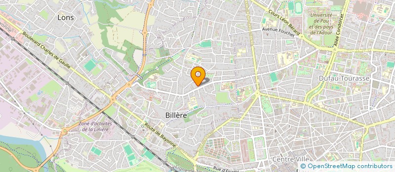 localisation de l'entreprise SC LE NARICIA  BILLERE