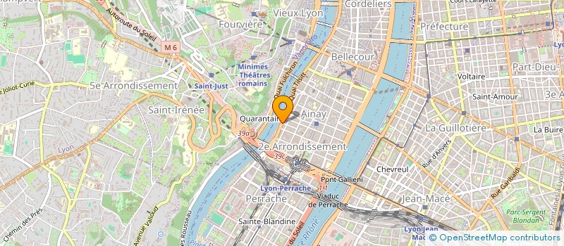 localisation de l'entreprise SC LE NEGOCE  LYON 2EME