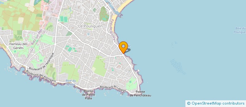 localisation de l'entreprise SC LE NID  LE POULIGUEN