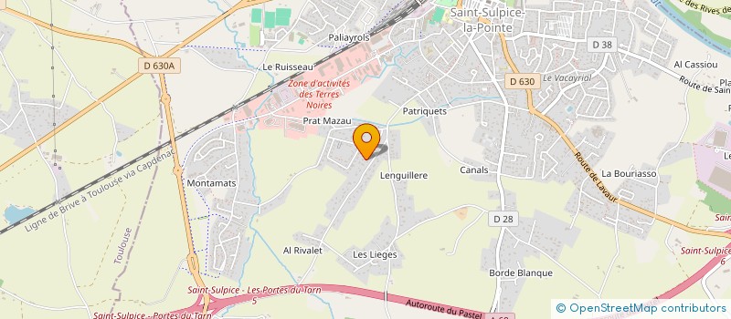 localisation de l'entreprise SC LE PERDIGUERE  SAINT-SULPICE-LA-POINTE