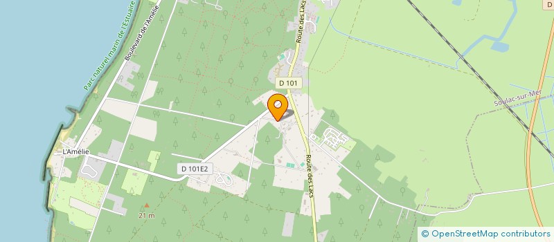 localisation de l'entreprise SC LE PETIT BOIS  SOULAC-SUR-MER