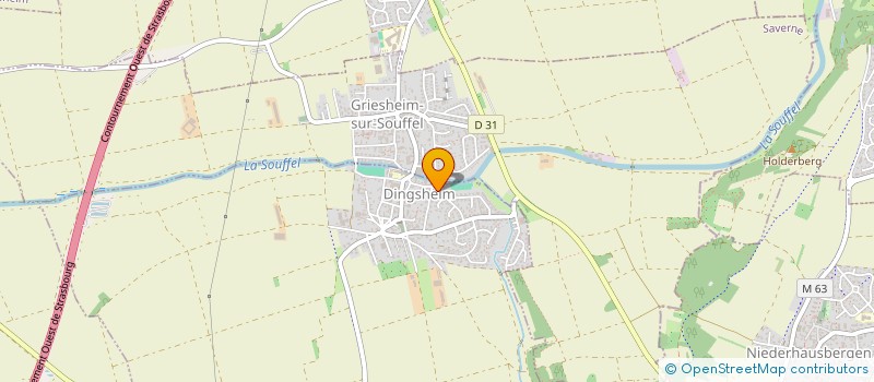 localisation de l'entreprise SC LE SISU  DINGSHEIM