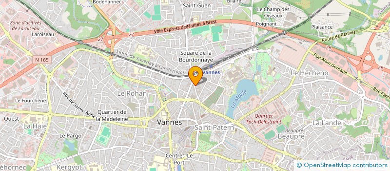 localisation de l'entreprise SC LE TARUN à VANNES