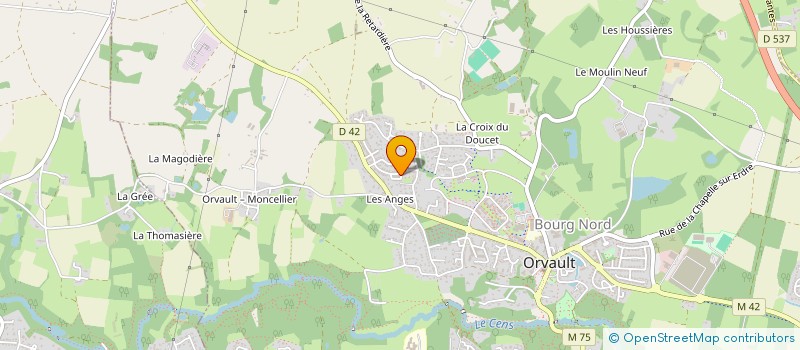 localisation de l'entreprise SC LE THEATRE à ORVAULT