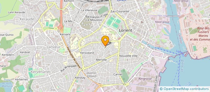 localisation de l'entreprise SC LEA  LORIENT