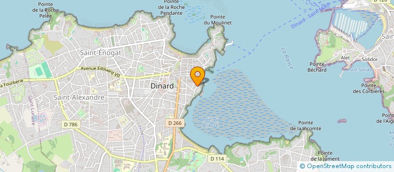 localisation de l'entreprise SC LEBRETON  DINARD