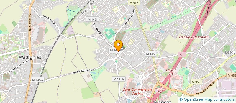 localisation de l'entreprise SC LECOMTE  FACHES-THUMESNIL