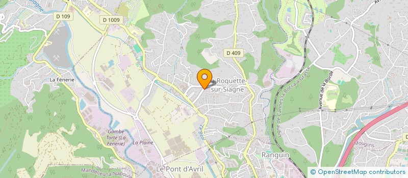 localisation de l'entreprise SC LEFEBVRE  LA ROQUETTE-SUR-SIAGNE