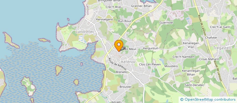 localisation de l'entreprise SC LEFEBVRE BOUGET & CO  PLEUMEUR-BODOU