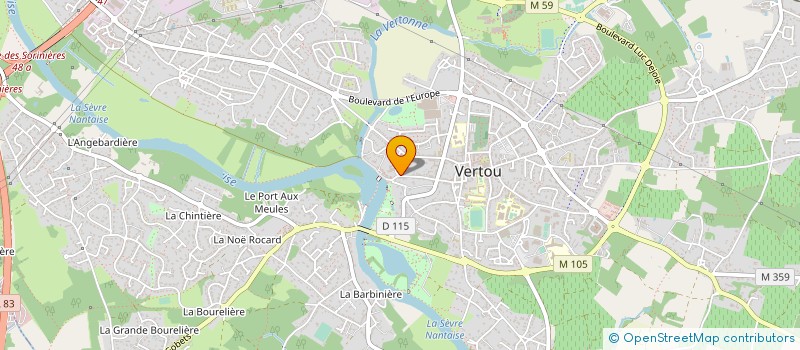 localisation de l'entreprise SC LEGACLAIRE à VERTOU