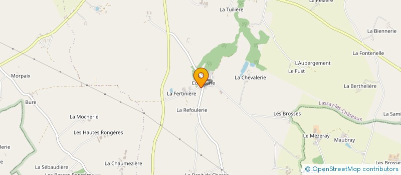 localisation de l'entreprise SC LEGREGEOIS AMIARD  LASSAY-LES-CHATEAUX