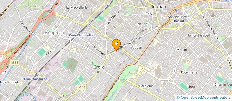 localisation de l'entreprise SC LELEU IMMO à CROIX