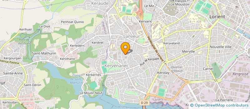 localisation de l'entreprise SC LELOUP-HUBY  LORIENT