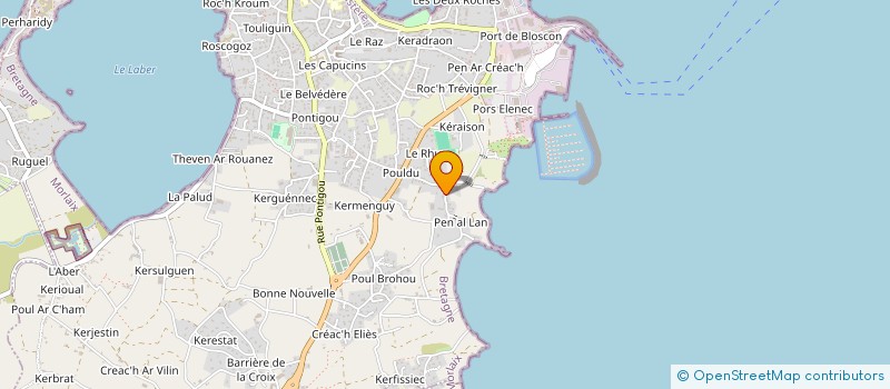 localisation de l'entreprise SC LENOCAM  ROSCOFF