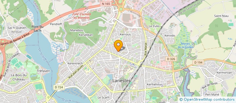 localisation de l'entreprise SC LEO-ADELE  LANESTER