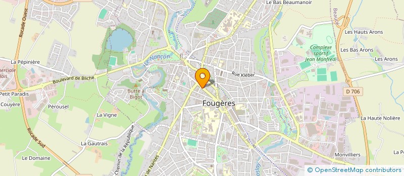 localisation de l'entreprise SC LEROY, STE EN LIQUIDATION  FOUGERES