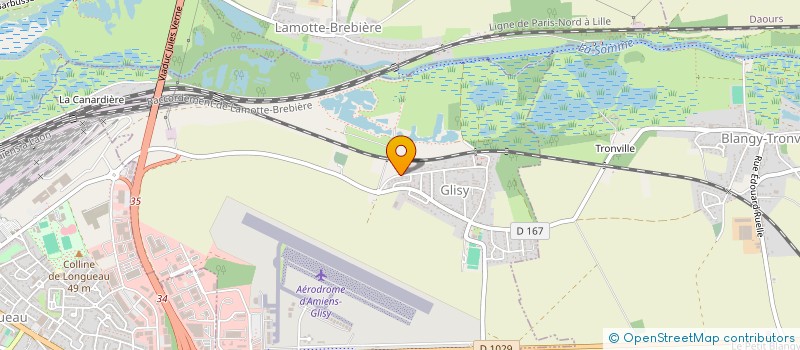 localisation de l'entreprise SC LES 3 A  GLISY