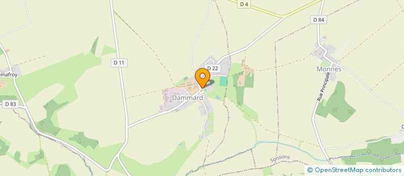 localisation de l'entreprise SC LES 3 CHEMINS  MARIZY-SAINTE-GENEVIEVE