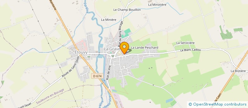 localisation de l'entreprise SC LES 3 CHENES  SOULEUVRE EN BOCAGE