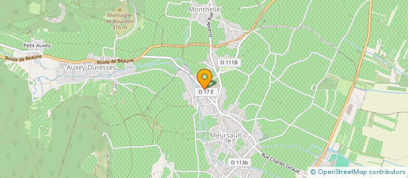 localisation de l'entreprise SC LES 5 B  MEURSAULT